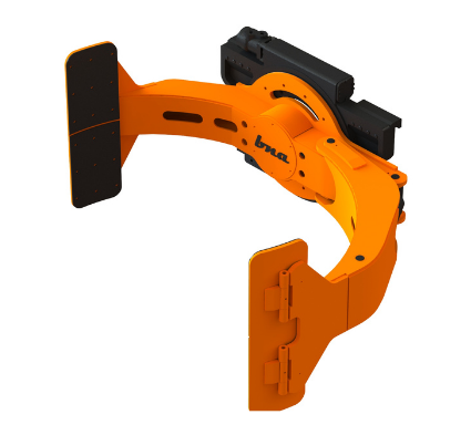 360° Single Arm Paper Roll Clamp · Paper Roll Clamps | BNA forklift attachment