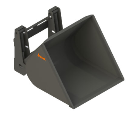 Hydraulic Bucket with Board · Buckets | BNA forklift attachment