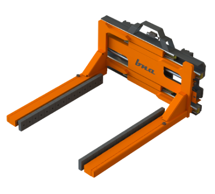Brick- Block and Keystone Clamps with Piston · Construction Attachments | BNA forklift attachment