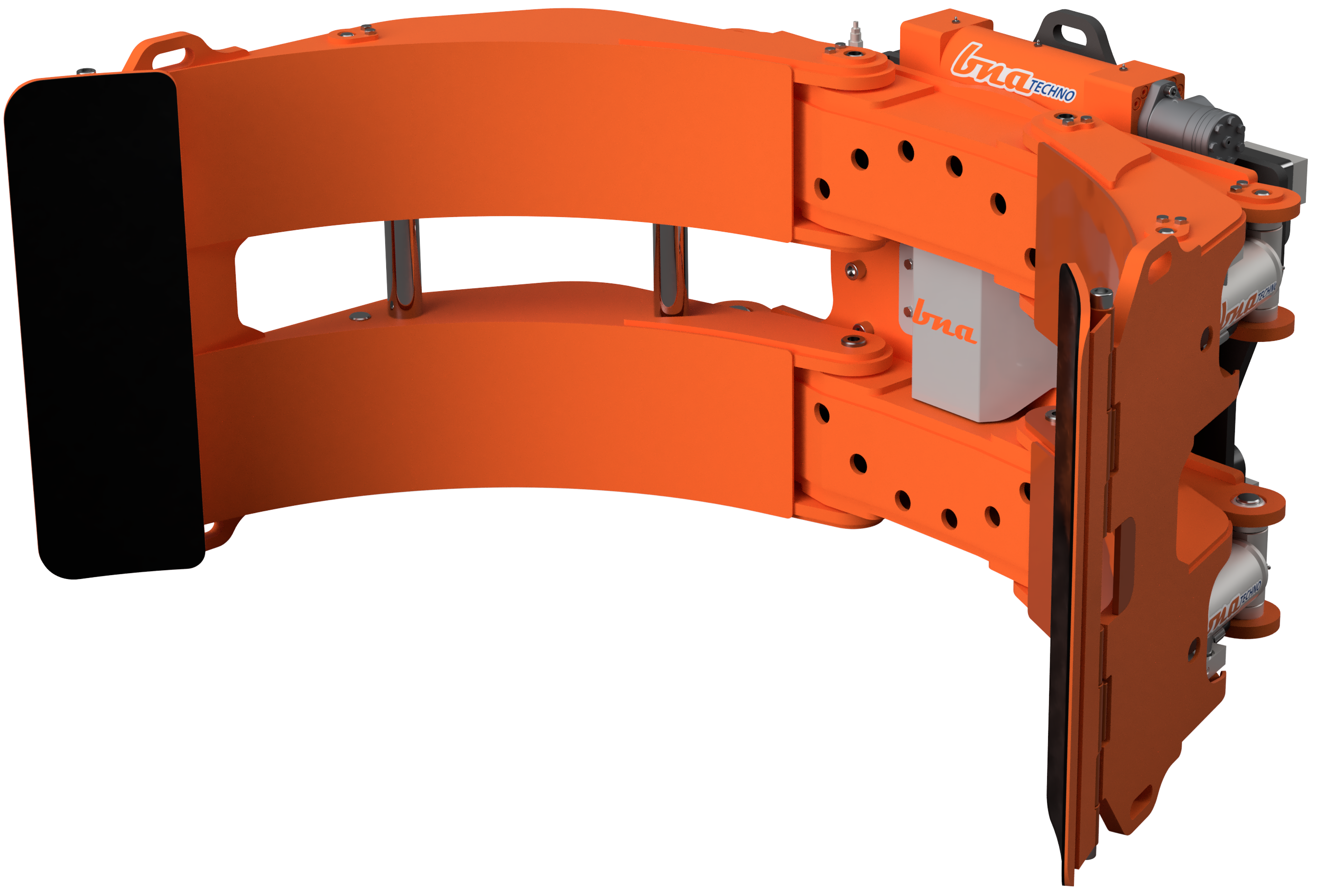 360° Double Arm Paper Roll Clamp · Paper Roll Clamps | BNA forklift attachment