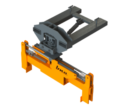 Kerbstone Handling Attachment · Construction Attachments | BNA forklift attachment