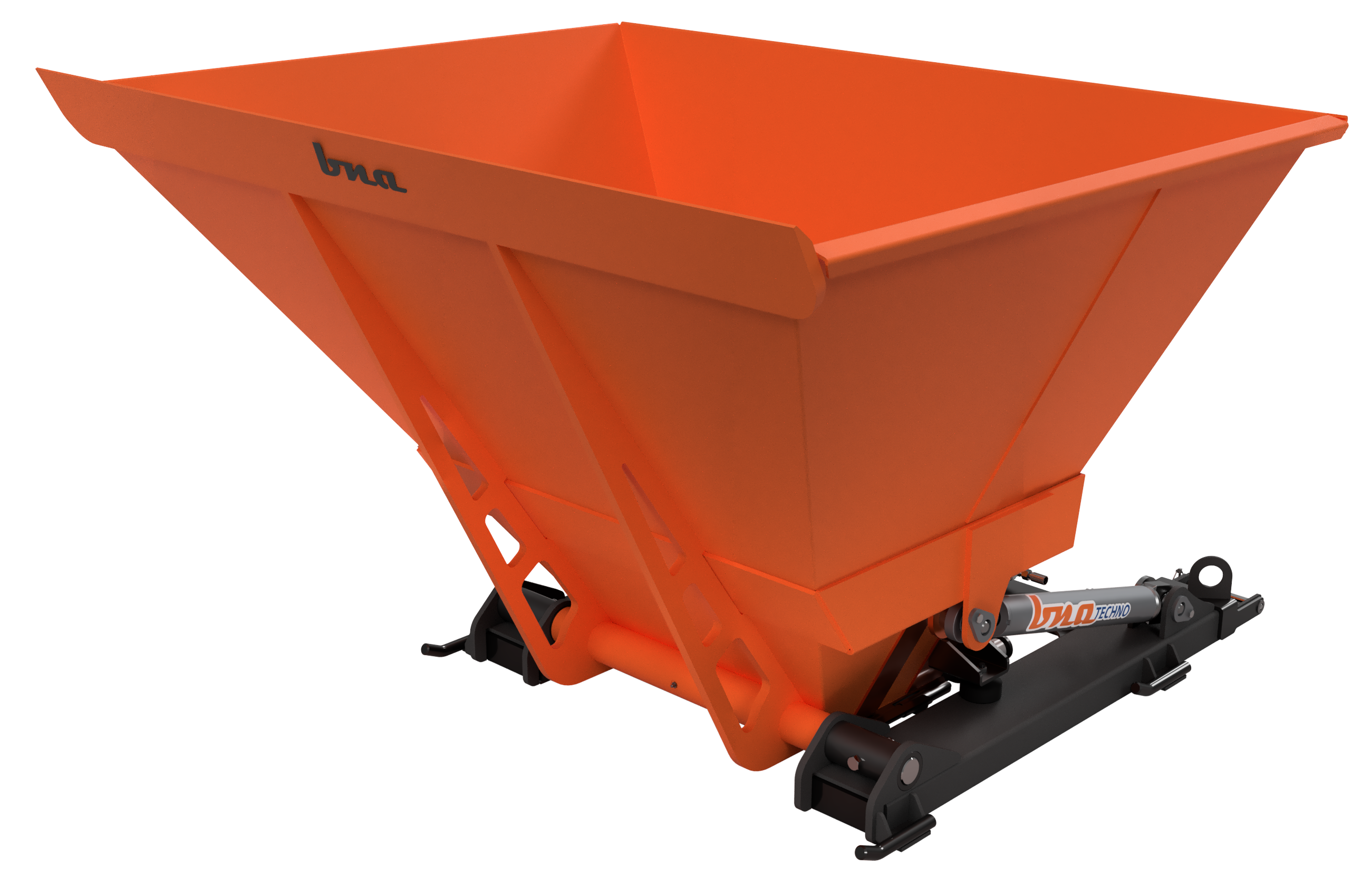 Hydraulic Bucket with Fork · Buckets | BNA forklift attachment