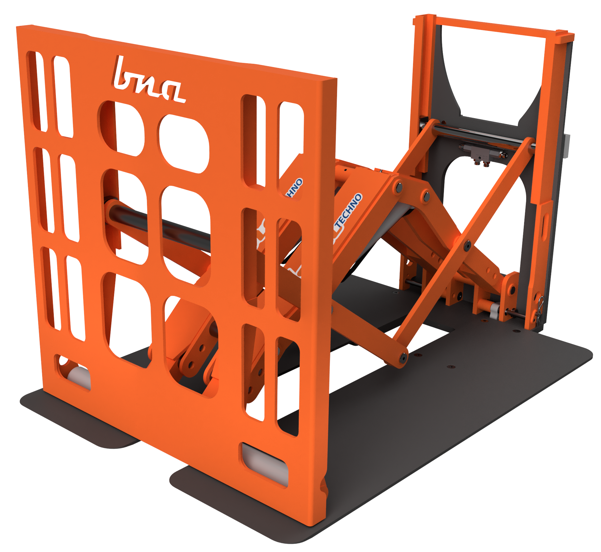 Push Unit with Piston · Push-Pull Units | BNA forklift attachment
