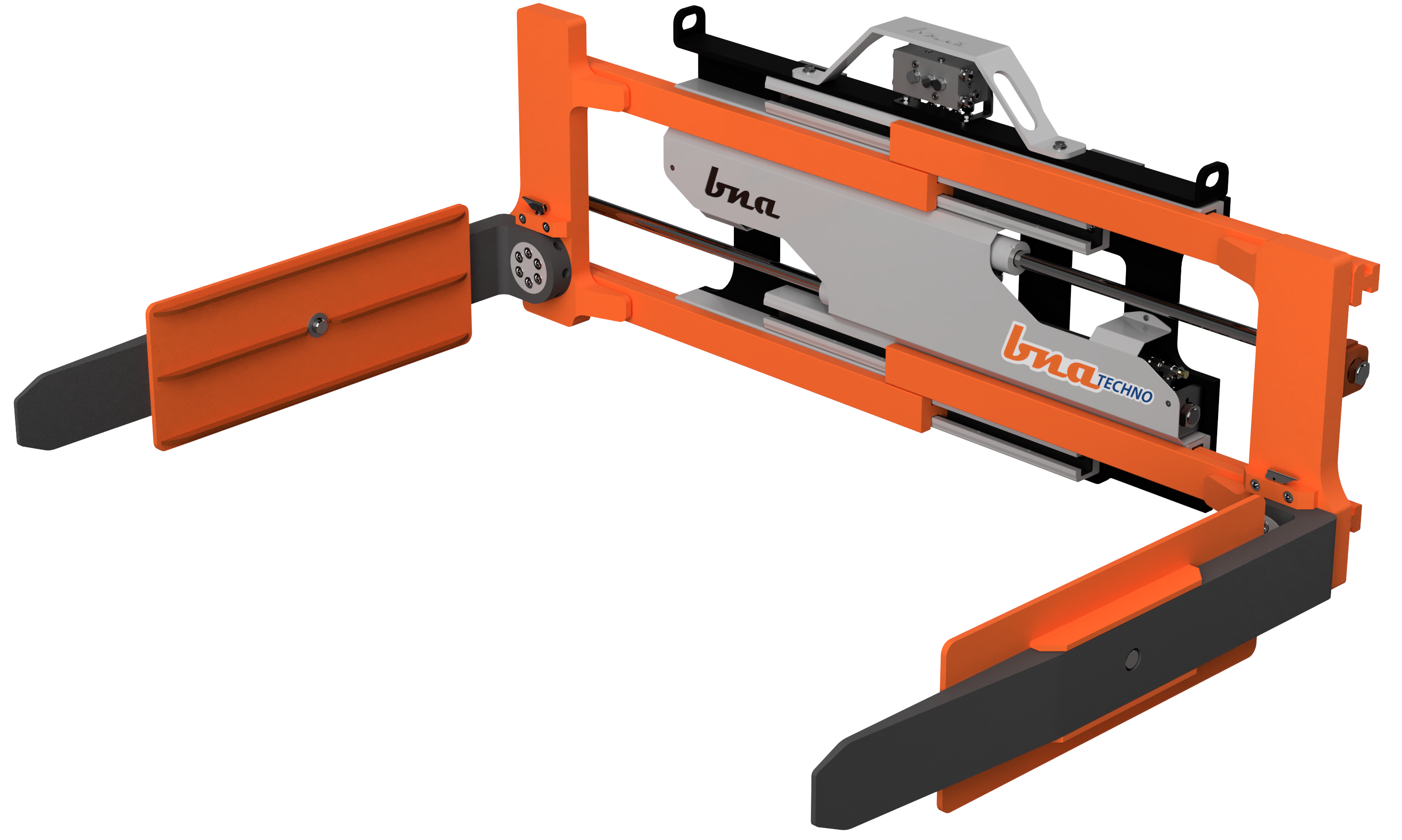 180° Box Attachments with Flap · 180° Box Attachments | BNA forklift attachment — görsel 2