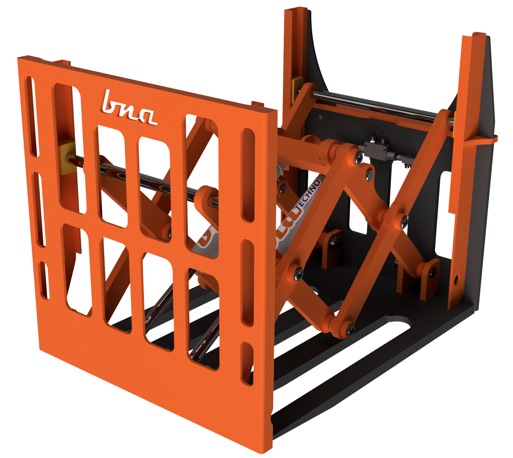 Push Unit with Scissor · Push-Pull Units | BNA forklift attachment